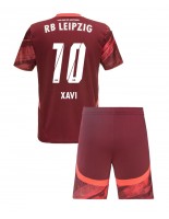 RB Leipzig Xavi Simons #10 Vieraspaita Lasten 2024-25 Lyhythihainen (+ shortsit)